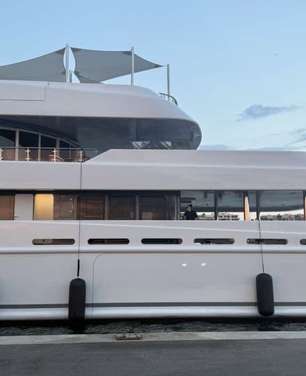 Private yacht at its berth, an MSCP assignment